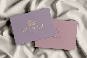 Brand Design Kit für Yoga Ayurveda Wellness und Beauty mit Logo und Sublogos